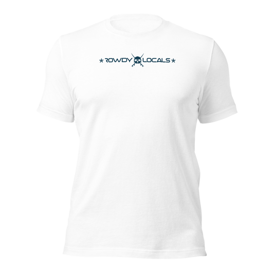 Rowdy Locals Skull and Surf Cross | Unisex T-Shirt