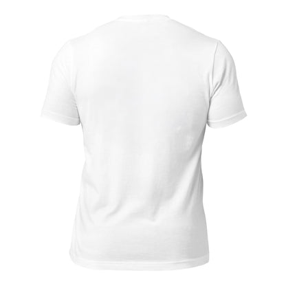 Rowdy Locals Minimalist Block White Tee | Unisex T-Shirt