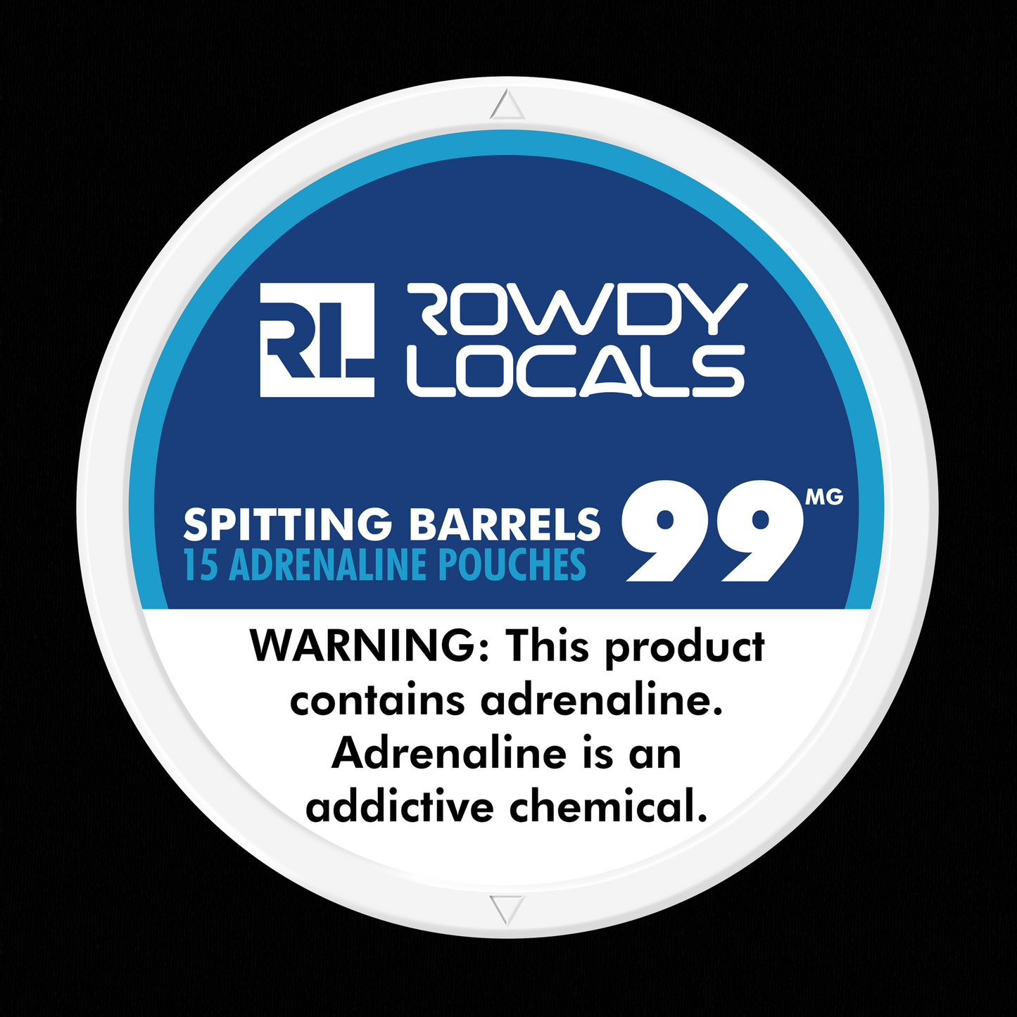 Rowdy Locals Spitting Barrels Black Tee | Unisex T-Shirt