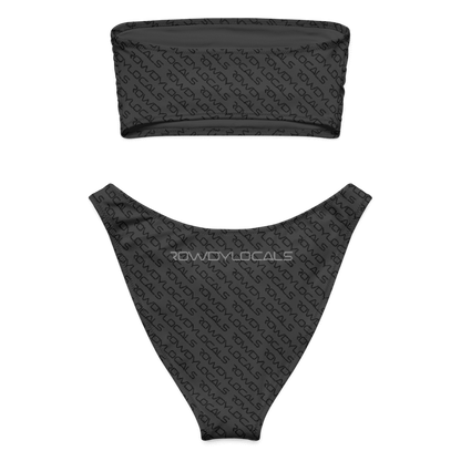 Rowdy Locals Eclipse Recycled Bandeau Bikini | Sustainable Surf & Beachwear