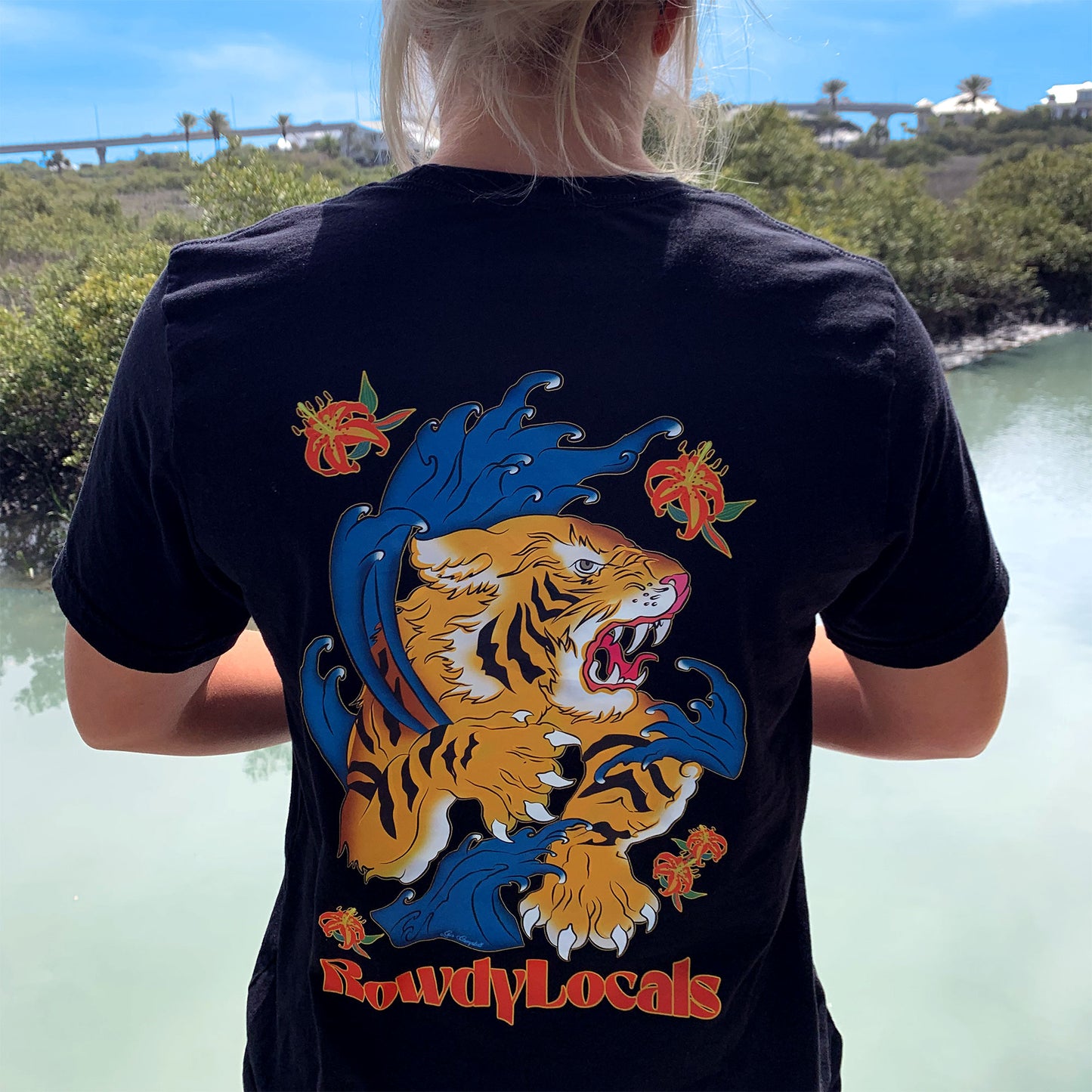 Rowdy Locals Tora Tiger Tee | Unisex T-Shirt