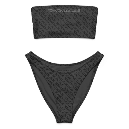 Rowdy Locals Eclipse Recycled Bandeau Bikini | Sustainable Surf & Beachwear