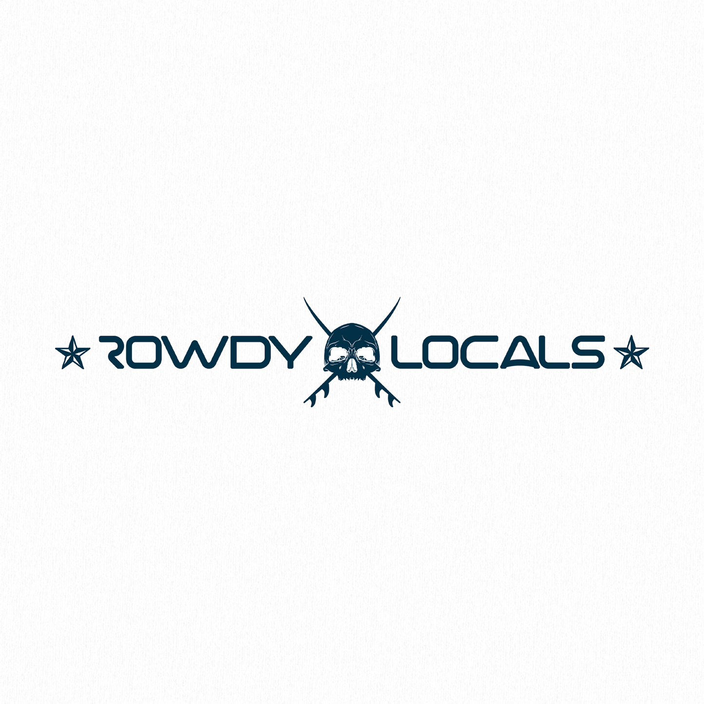 Rowdy Locals Skull and Surf Cross | Unisex T-Shirt