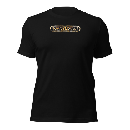 Rowdy Locals Leopard Fur Black Graphic Tee | Unisex T-Shirt