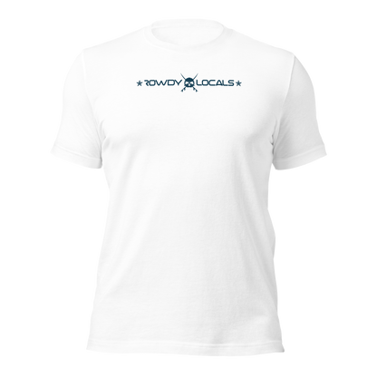 Rowdy Locals Skull and Surf Cross | Unisex T-Shirt